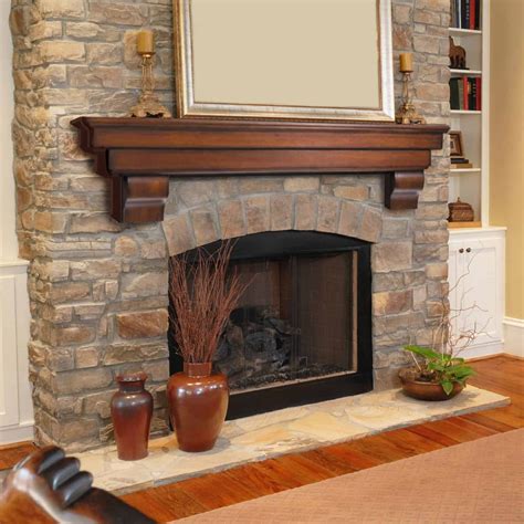 faux fireplace mantel with shelves